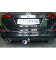 Фаркоп для Opel Astra J Sport Tourer 2010-2015 съемный крюк на двух болтах 1500кг Автос